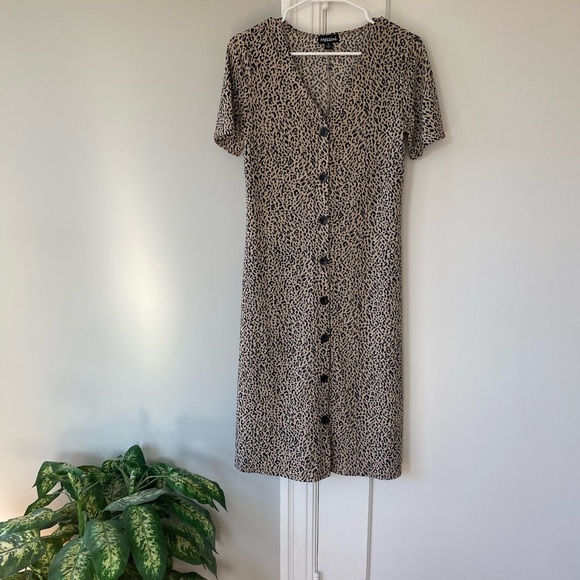 Cheetah dress Small Stretchy - Picture 1 of 5